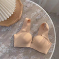 Kanette Seamless Pushup Bralettes Beige