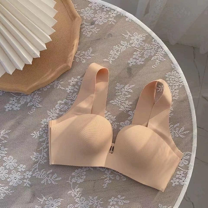 Kanette Seamless Pushup Bralettes Beige