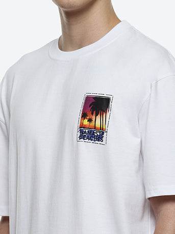 Vacay Oversized T-Shirt - White