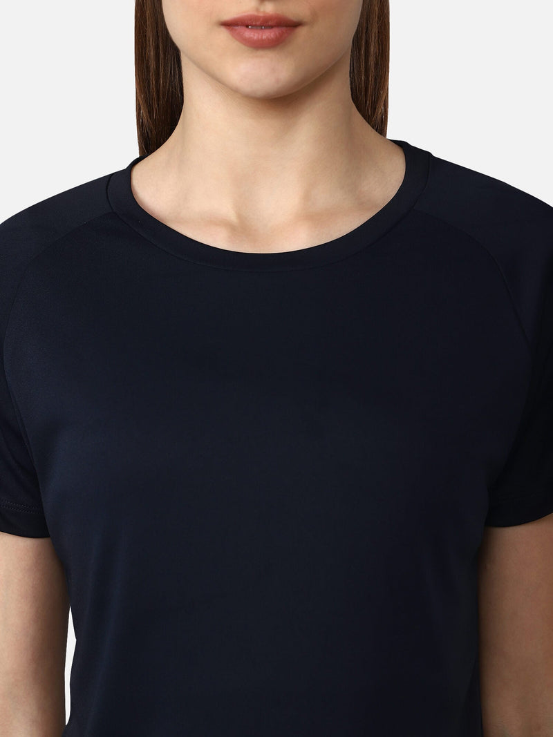 Azure Polyester T-Shirt - True Blue