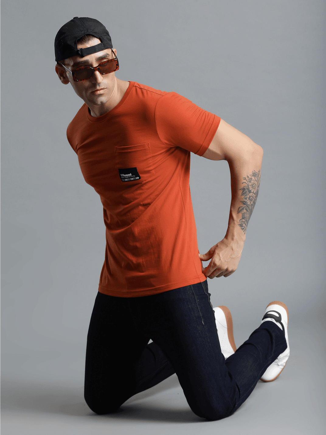 Cavo Cotton Poly T-Shirt - Rust