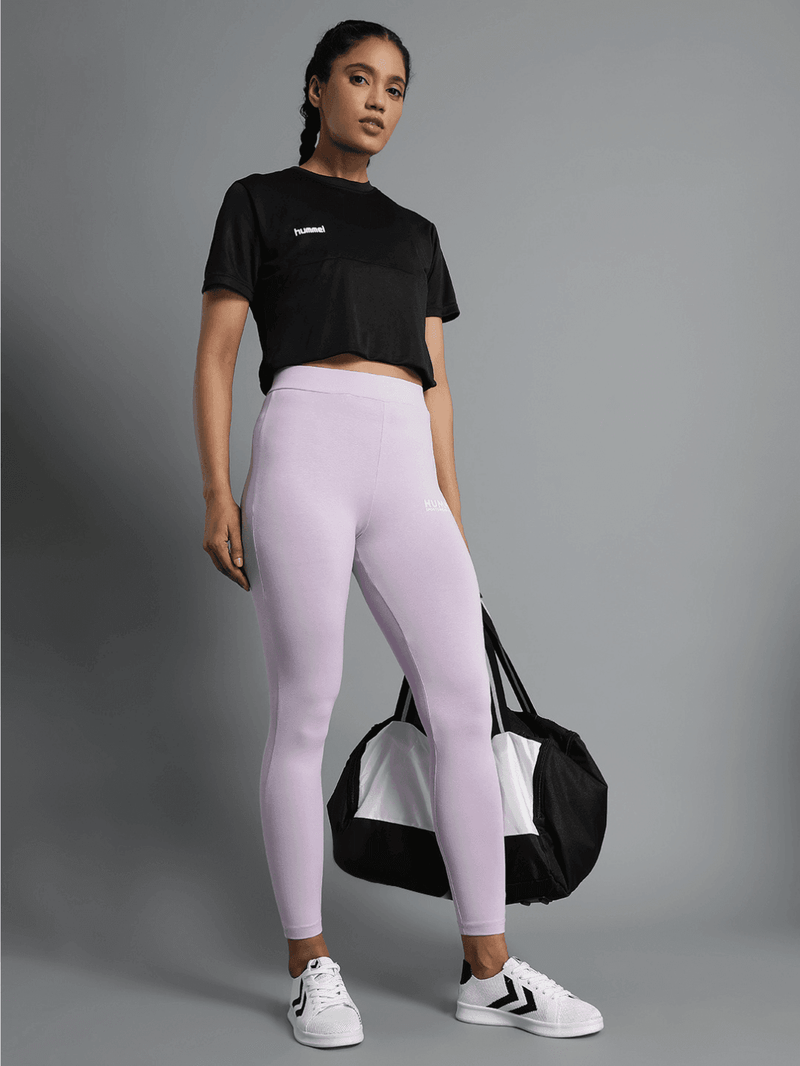 Daily Slim Fit Cotton Elastane Tights - Lavender