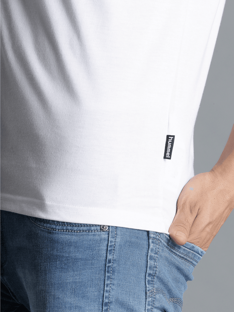 Cam Cotton Poly T-Shirt - White