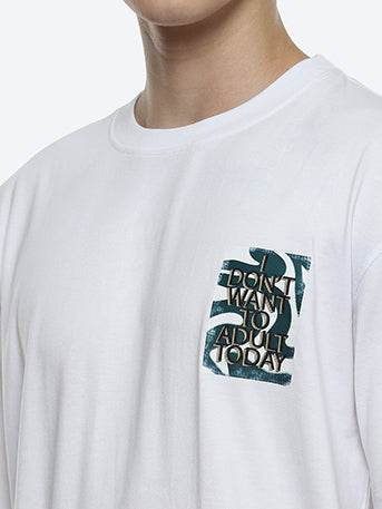 Steeze Oversized T-Shirt - White