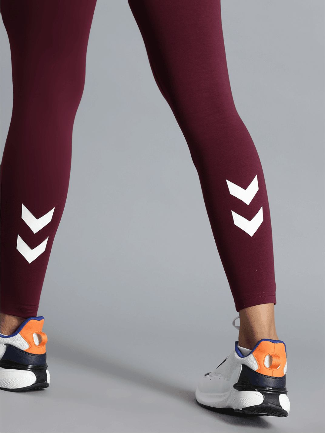 Daily Slim Fit Cotton Elastane Tights - Burgundy