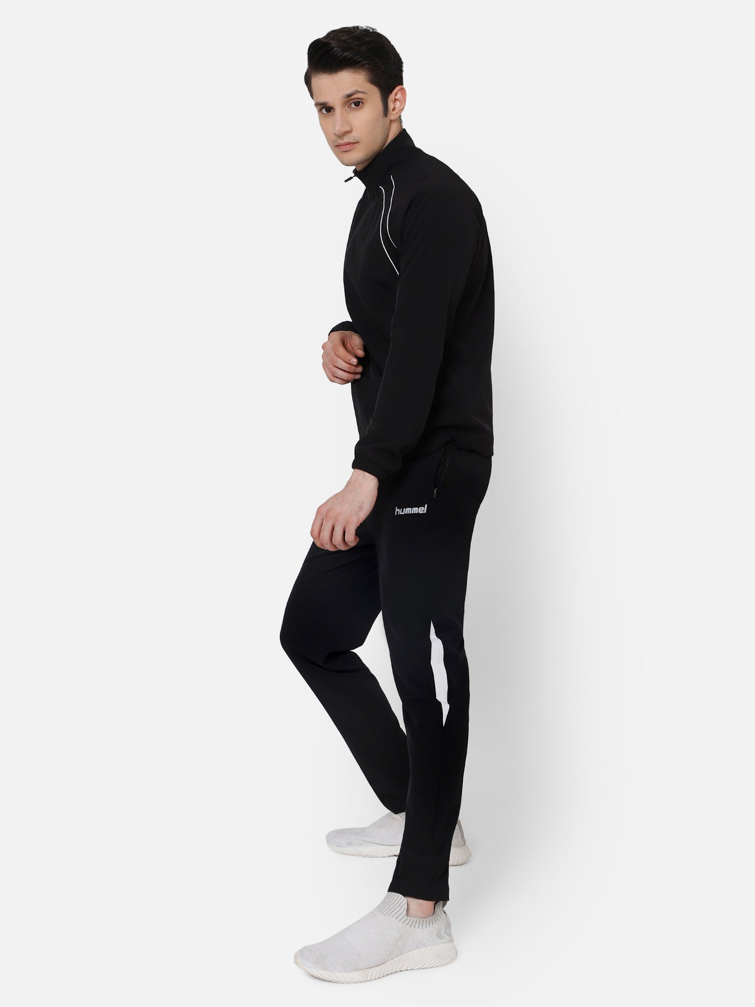 Nico Polyester Track Pant - Black