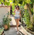 Fallon Summer Statement Top in White