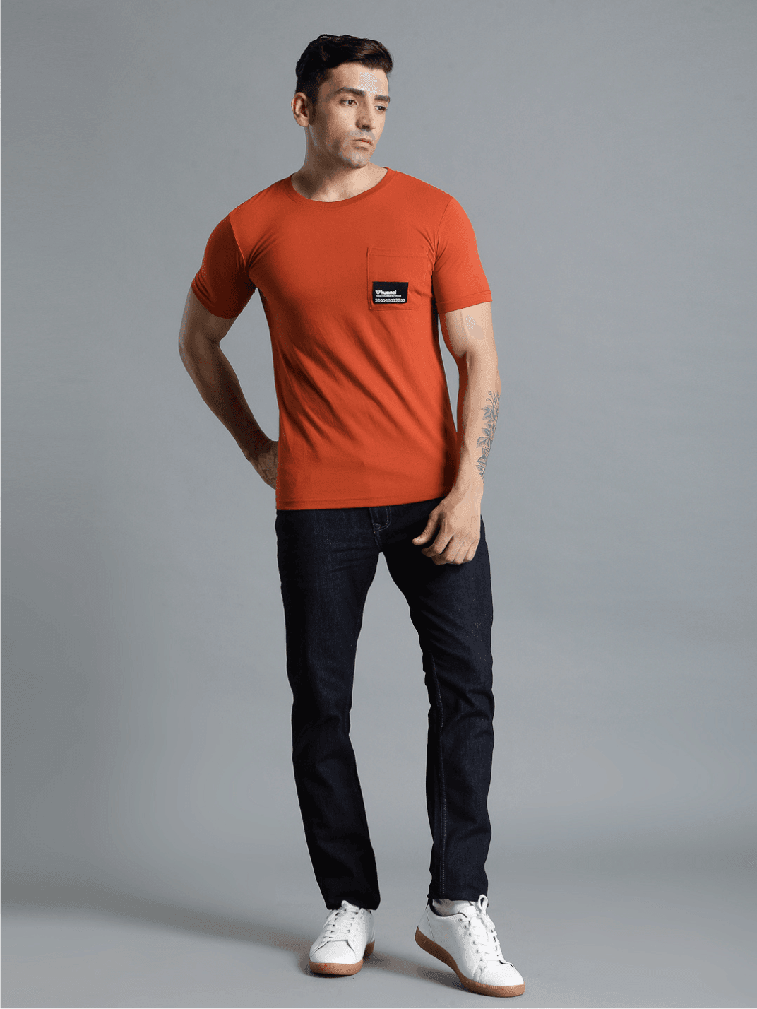 Cavo Cotton Poly T-Shirt - Rust