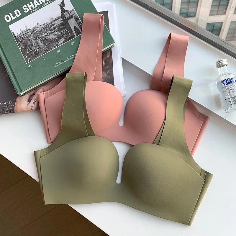Kanette Seamless Pushup Bralettes Green