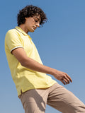 Pure Cotton Polo in Lemonade