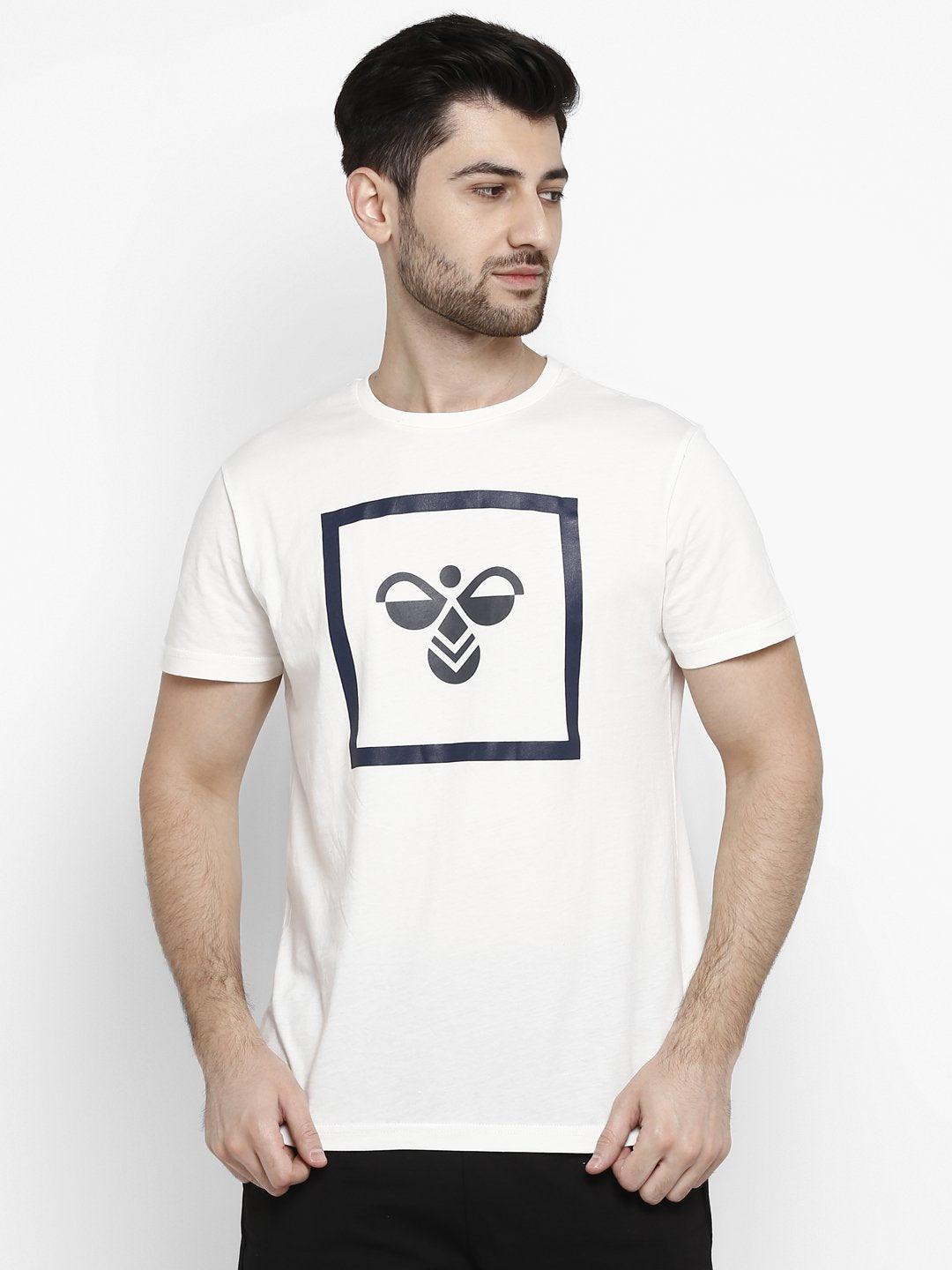 Zia Cotton Poly T-Shirt - White