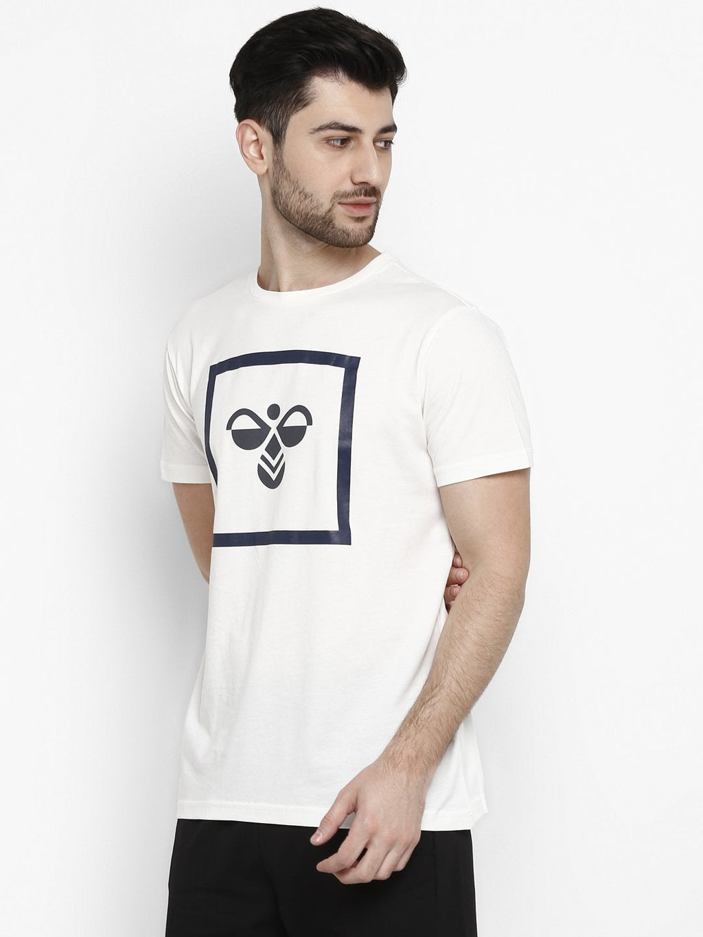 Zia Cotton Poly T-Shirt - White