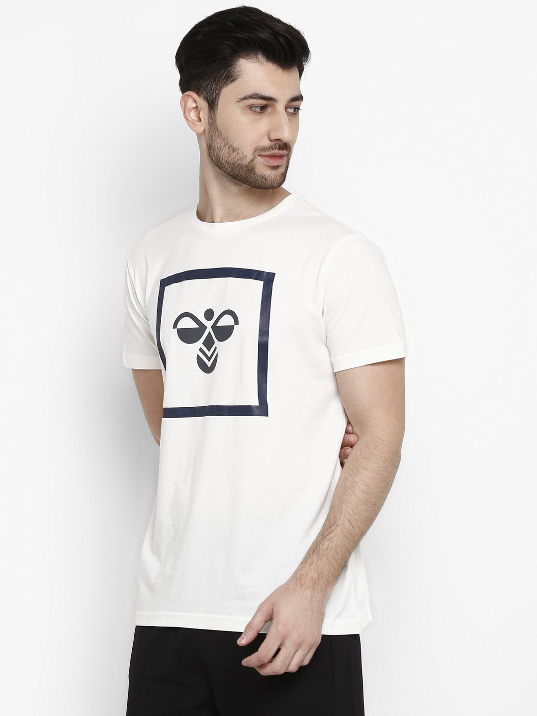 Zia Cotton Poly T-Shirt - White