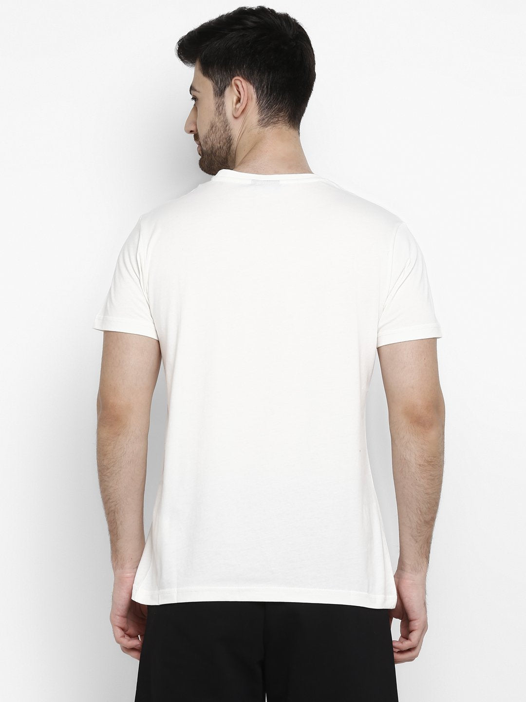 Zia Cotton Poly T-Shirt - White