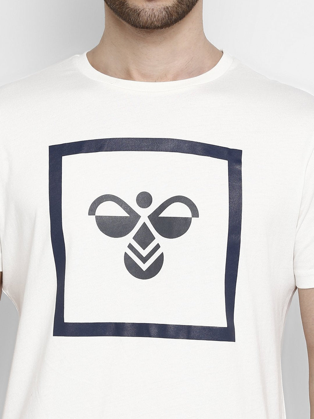 Zia Cotton Poly T-Shirt - White