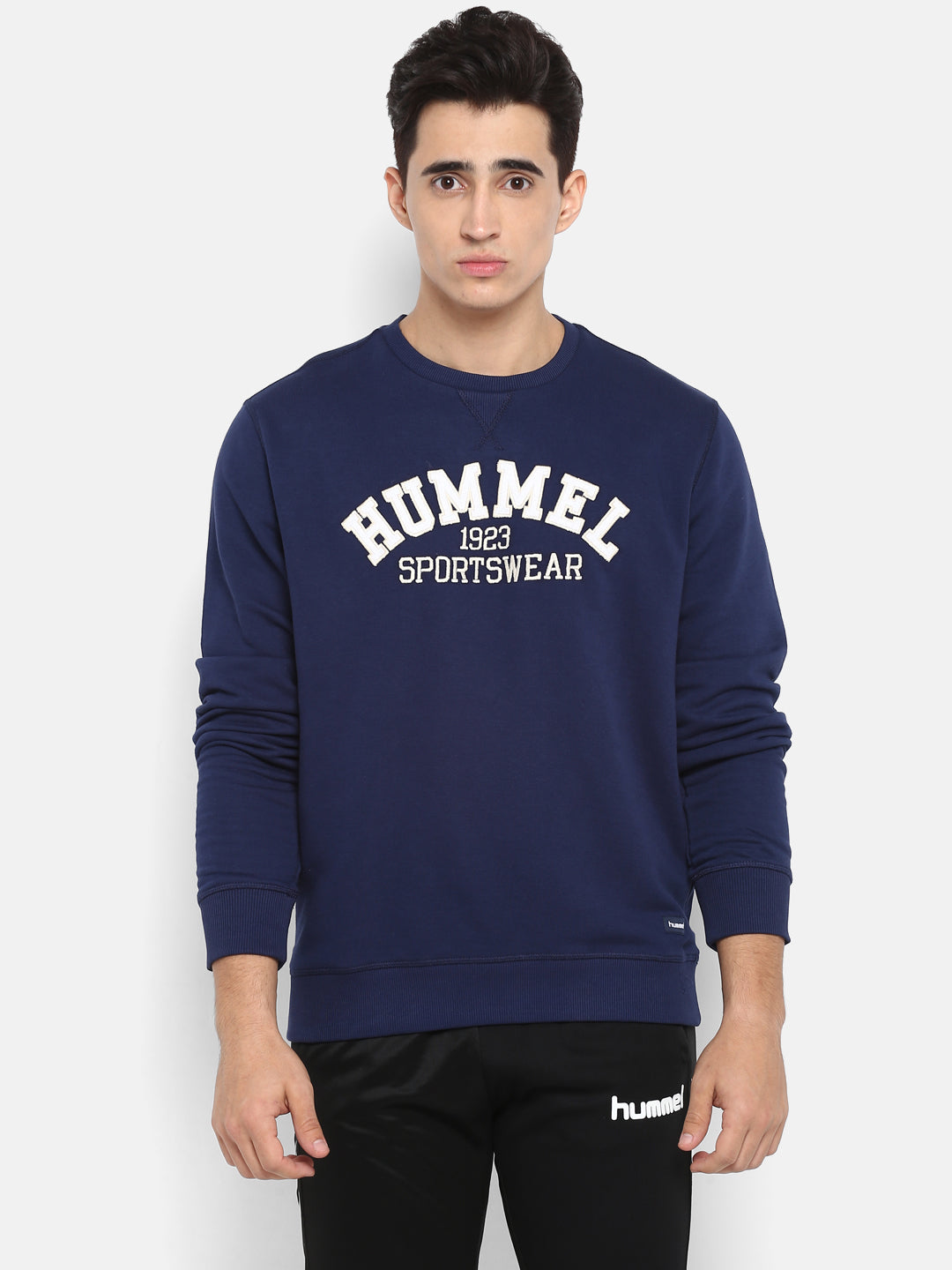 Bror Cotton Poly Sweatshirt - Real Navy
