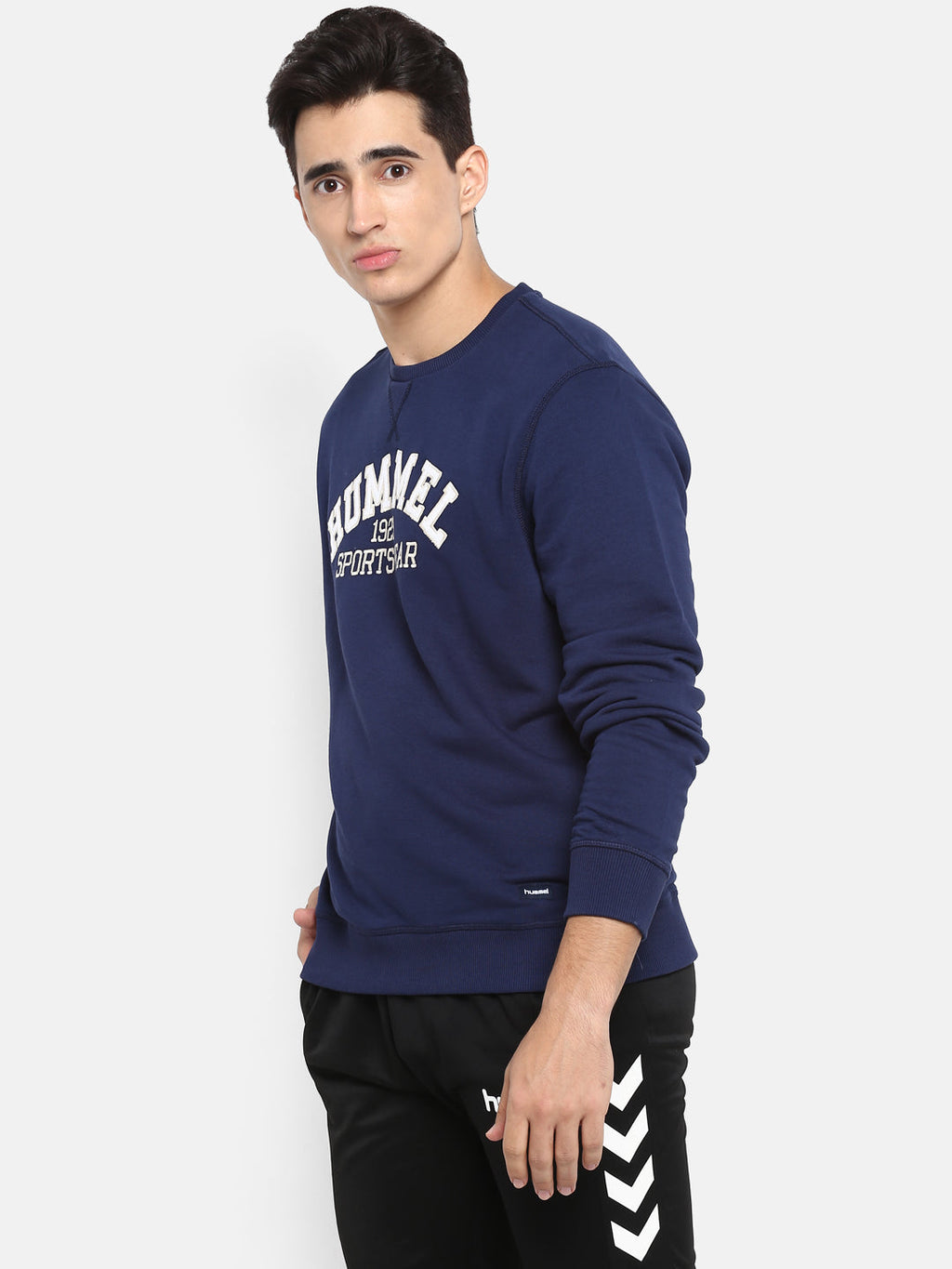 Bror Cotton Poly Sweatshirt - Real Navy