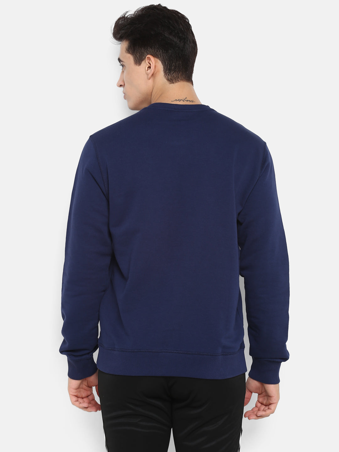 Bror Cotton Poly Sweatshirt - Real Navy