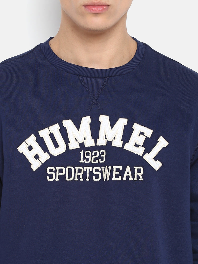 Bror Cotton Poly Sweatshirt - Real Navy