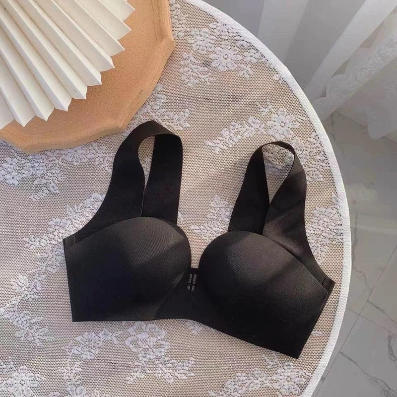Kanette Seamless Pushup Bralettes Black