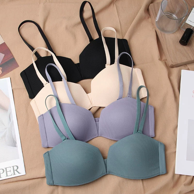 Gello Seamless Pushup Bralettes - Grey