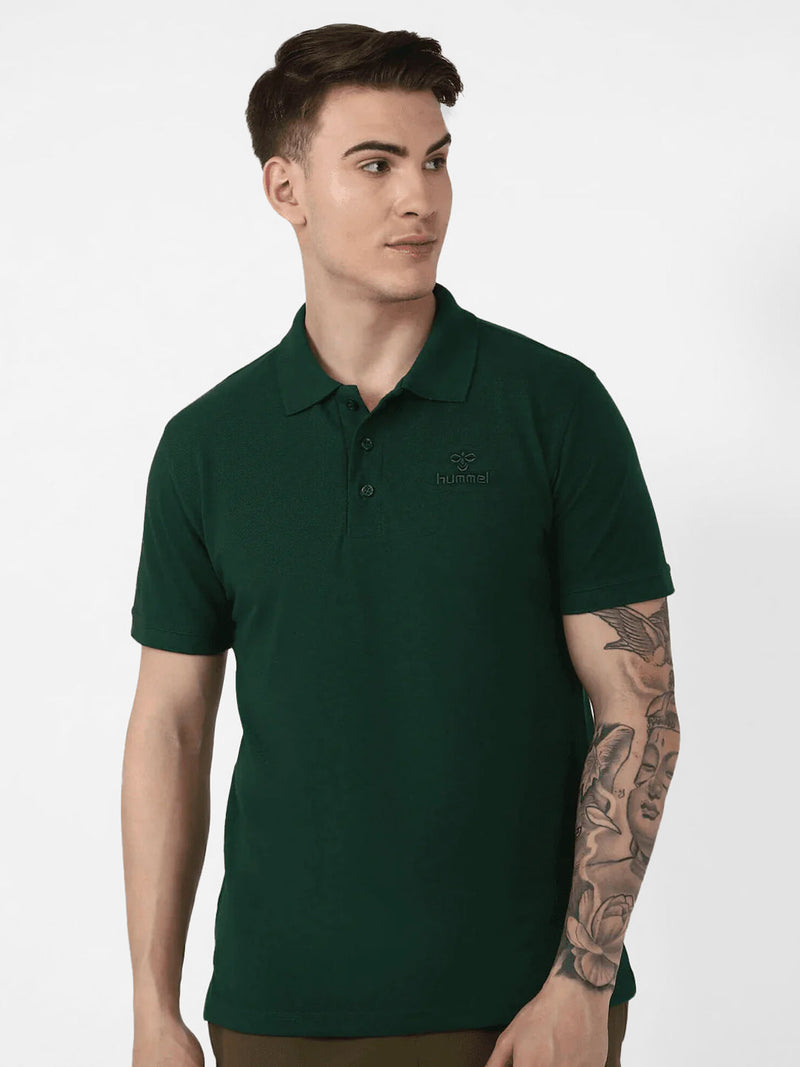 Dany Poly Cotton Polo T-Shirt - Evergreen