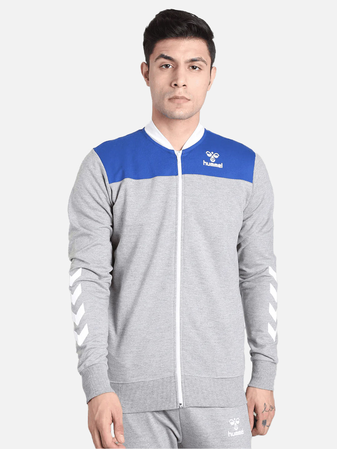 Toppus Cotton Poly Track Jacket - Grey