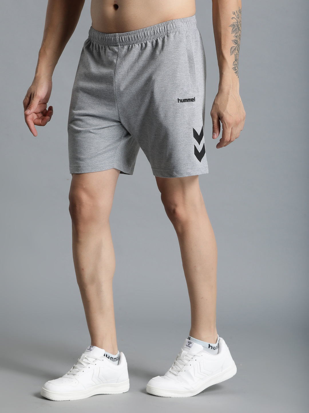 Ray Cotton Poly Short - Grey Melange