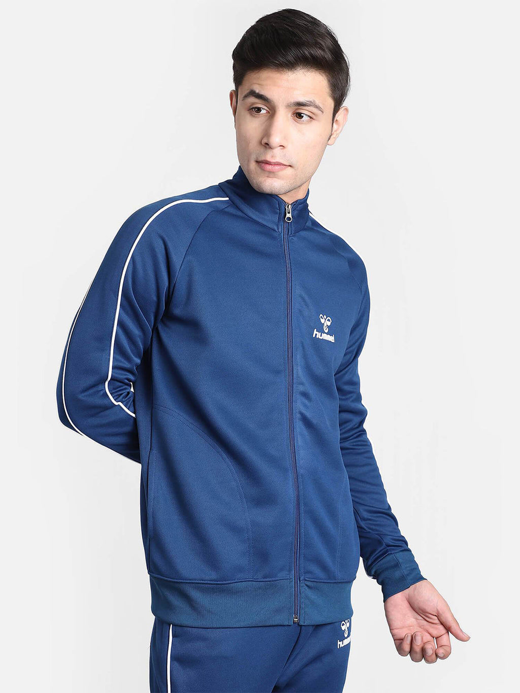 Samy Polyester Track Jacket - Blue