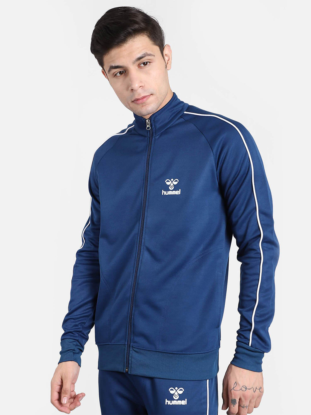 Samy Polyester Track Jacket - Blue