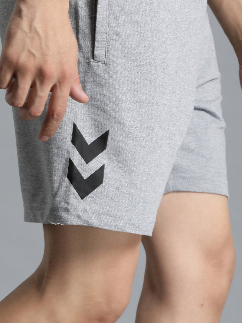 Ray Cotton Poly Short - Grey Melange