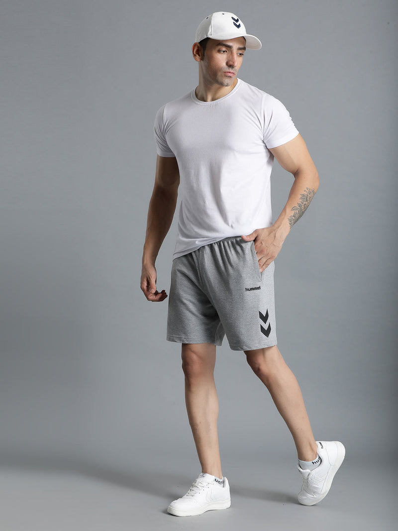 Ray Cotton Poly Short - Grey Melange