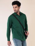 Full Sleeves Casual Shirt for Men - Lush Green