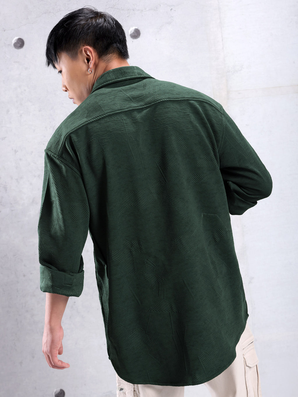 Textured Shirt - Regent Green