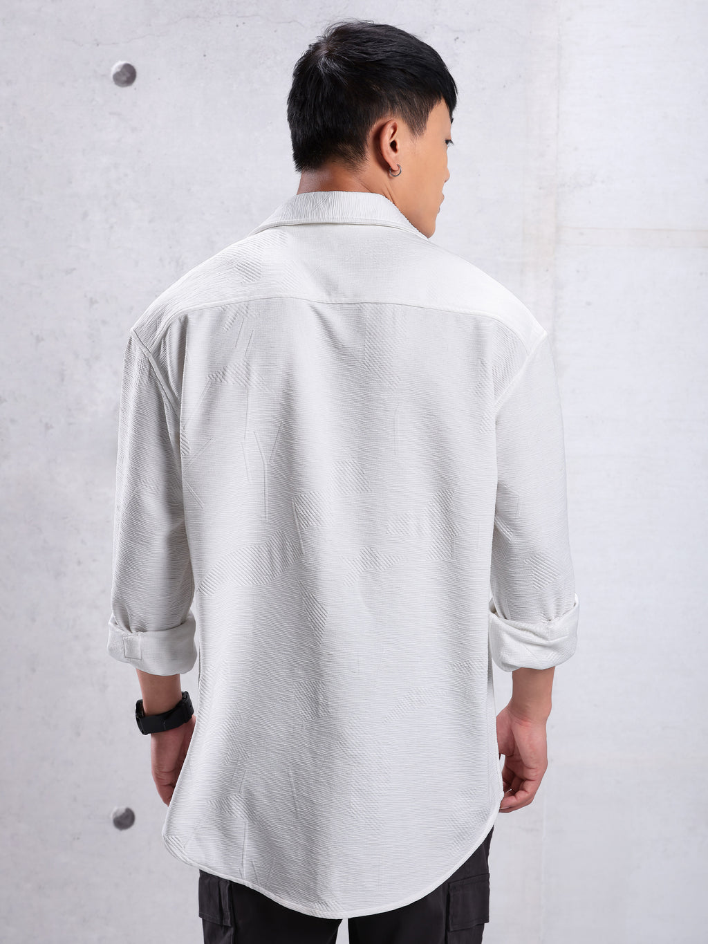 Textured Shirt - White