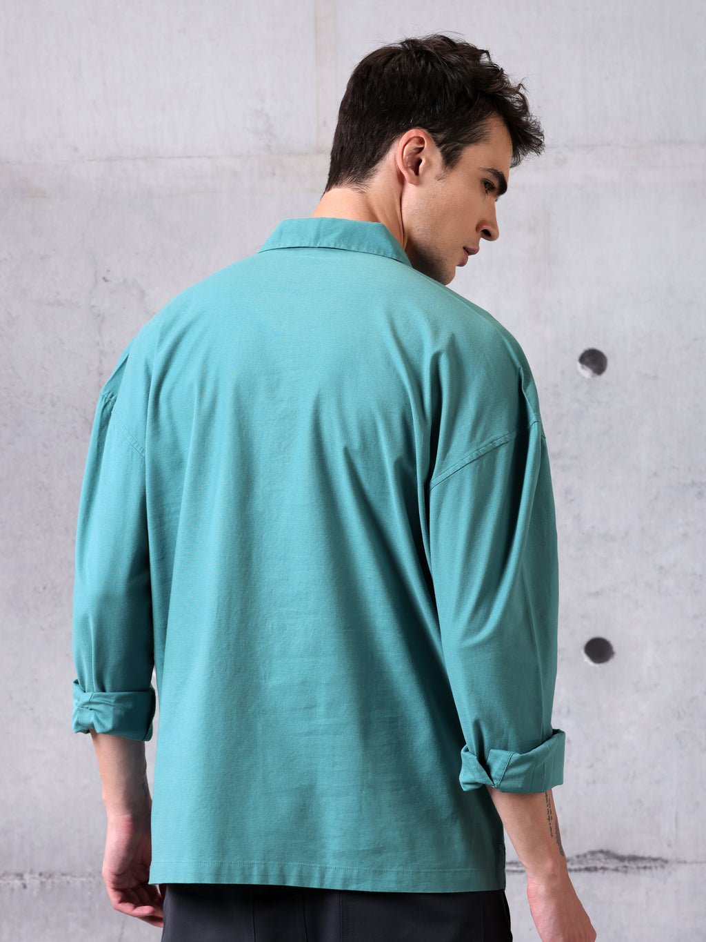 Oversized Shirt - Beach Blue