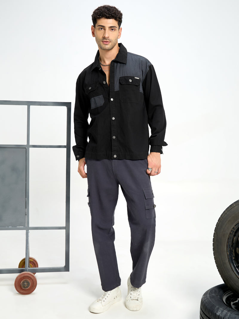 Denim Shacket for Men