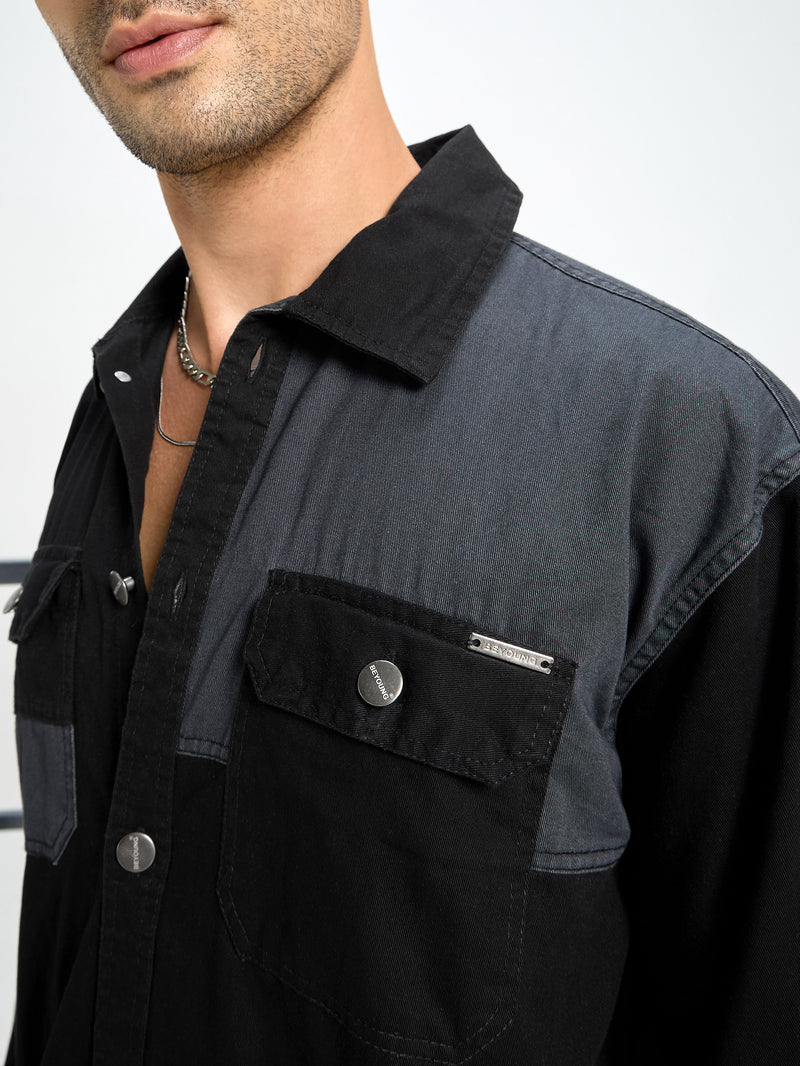 Denim Shacket for Men
