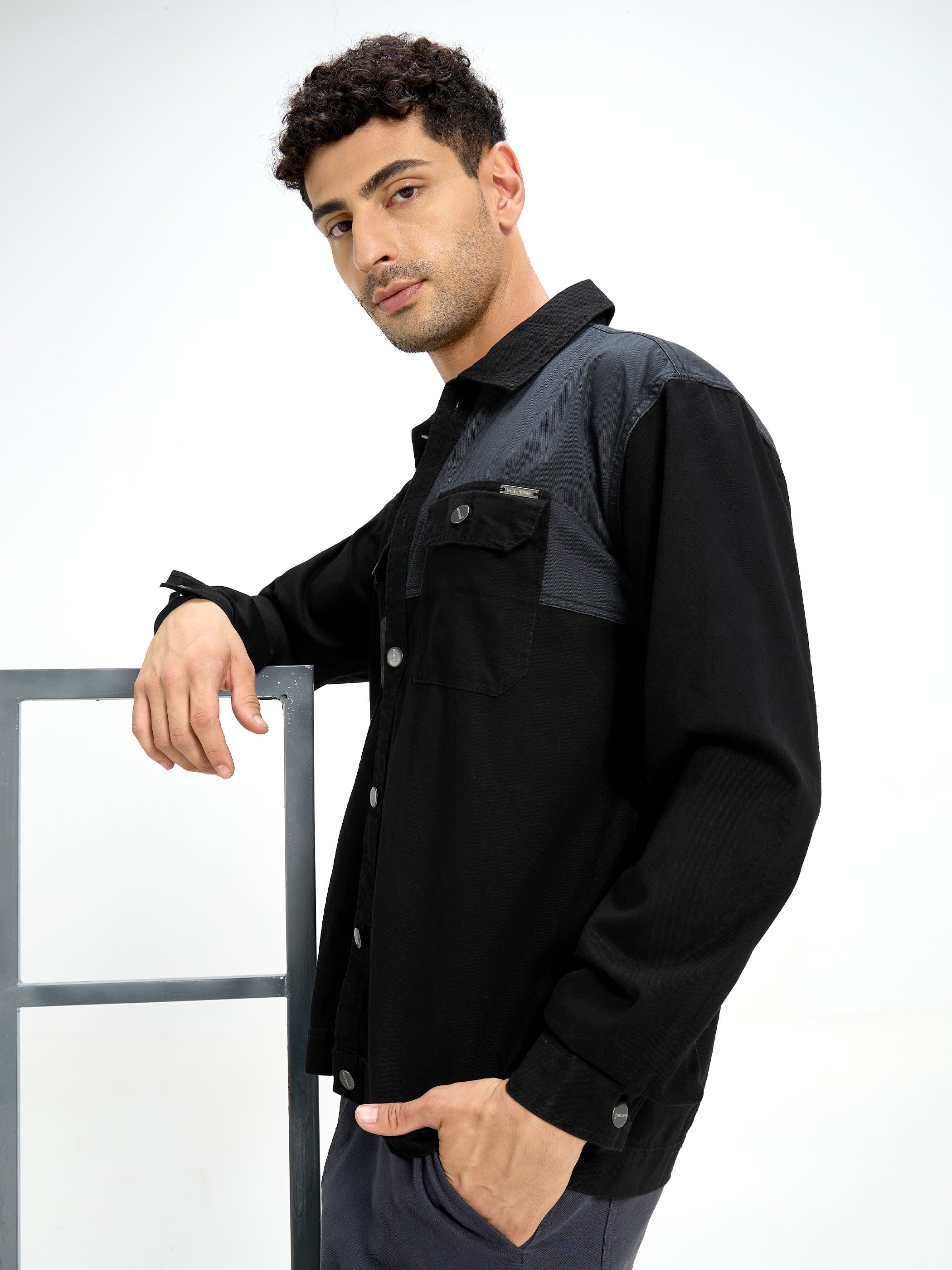 Denim Shacket for Men