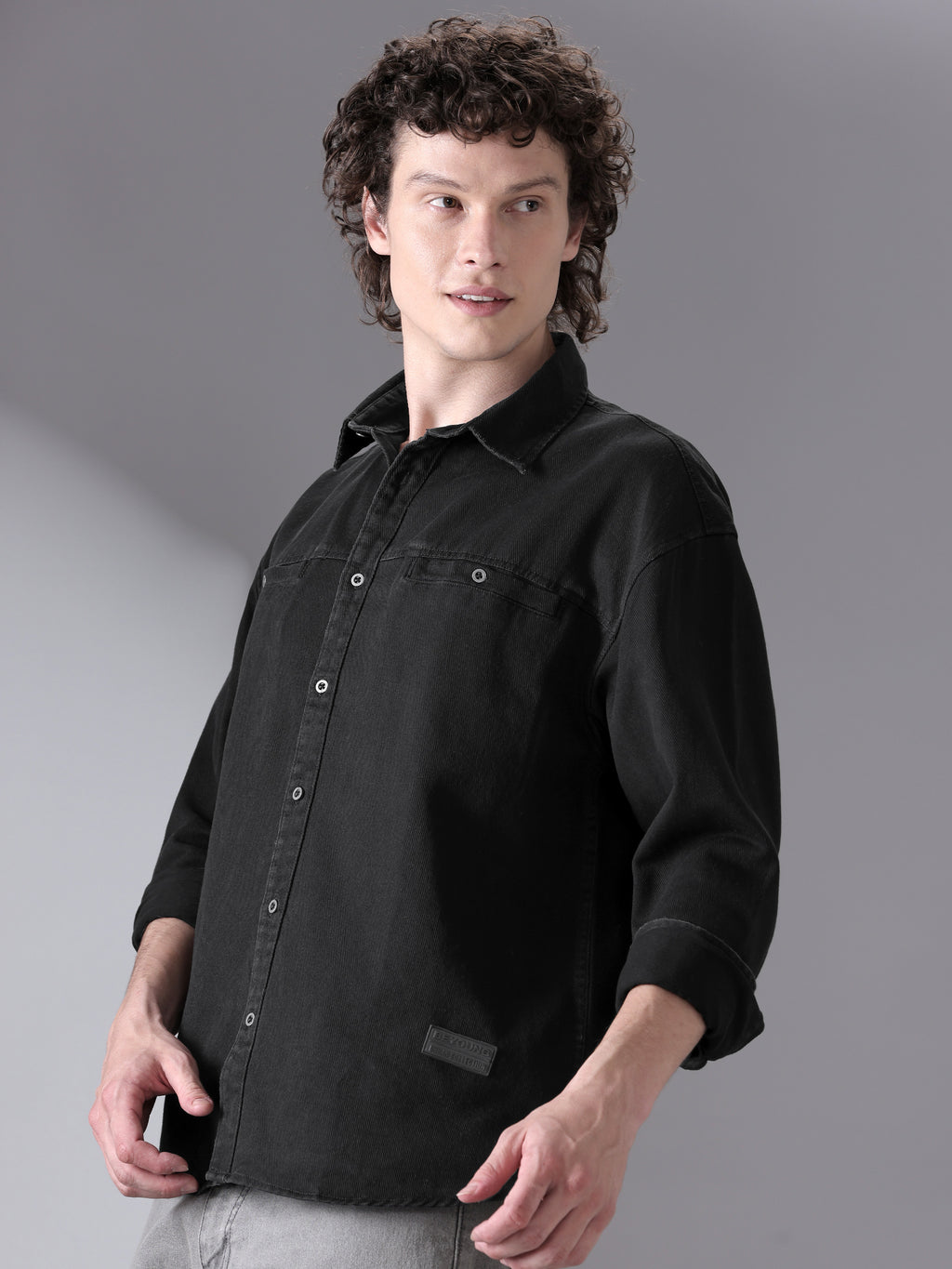 Sulphur Cotton Twill Shirt for Men
