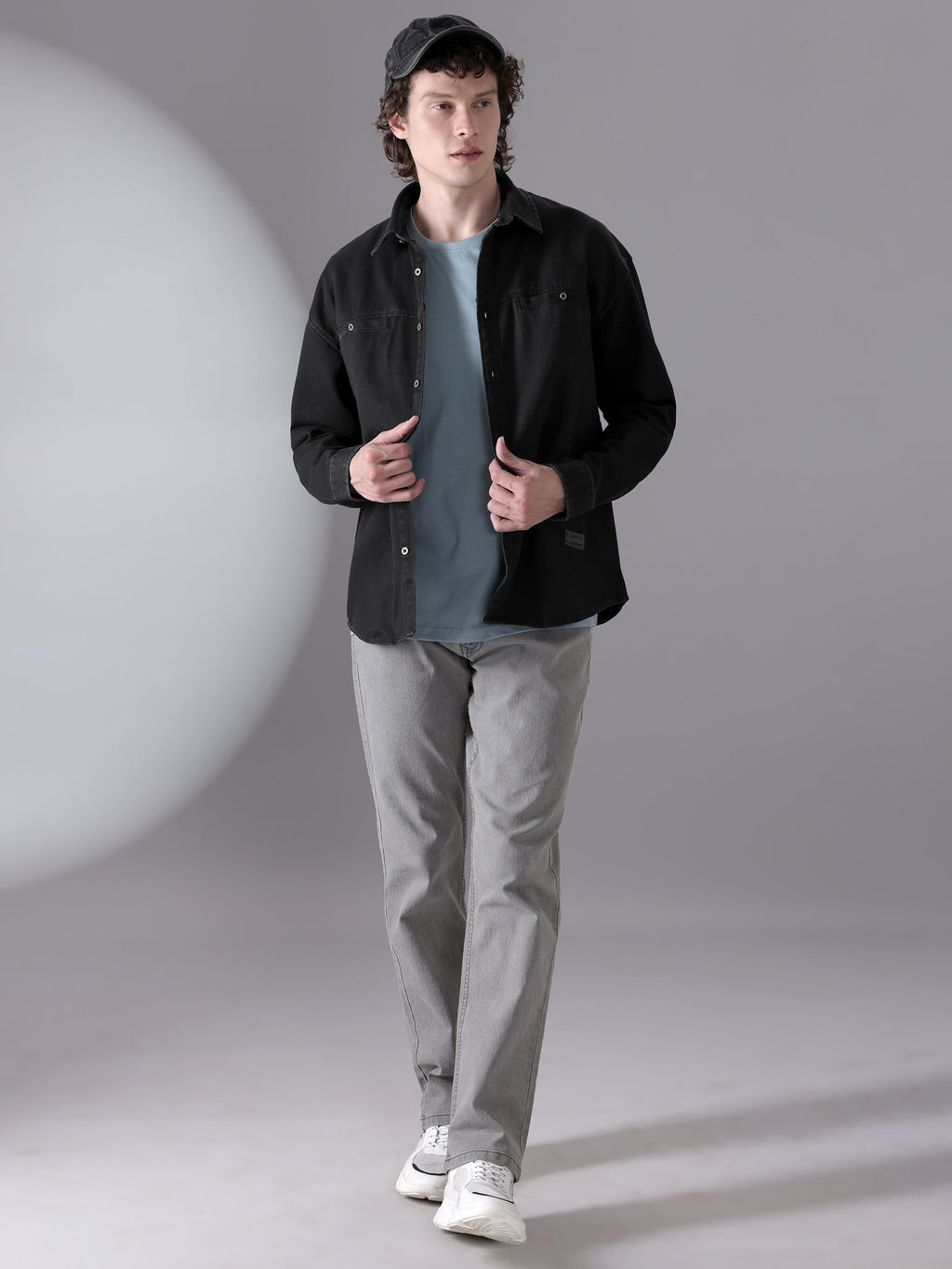 Sulphur Cotton Twill Shirt for Men