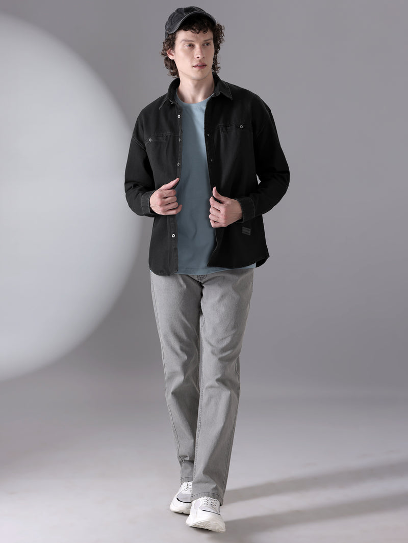 Sulphur Cotton Twill Shirt for Men