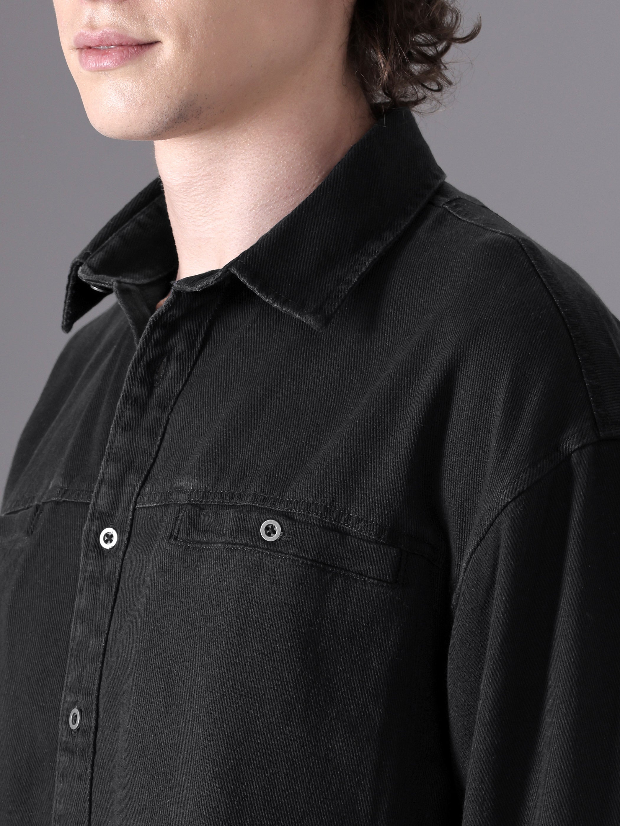 Sulphur Cotton Twill Shirt for Men