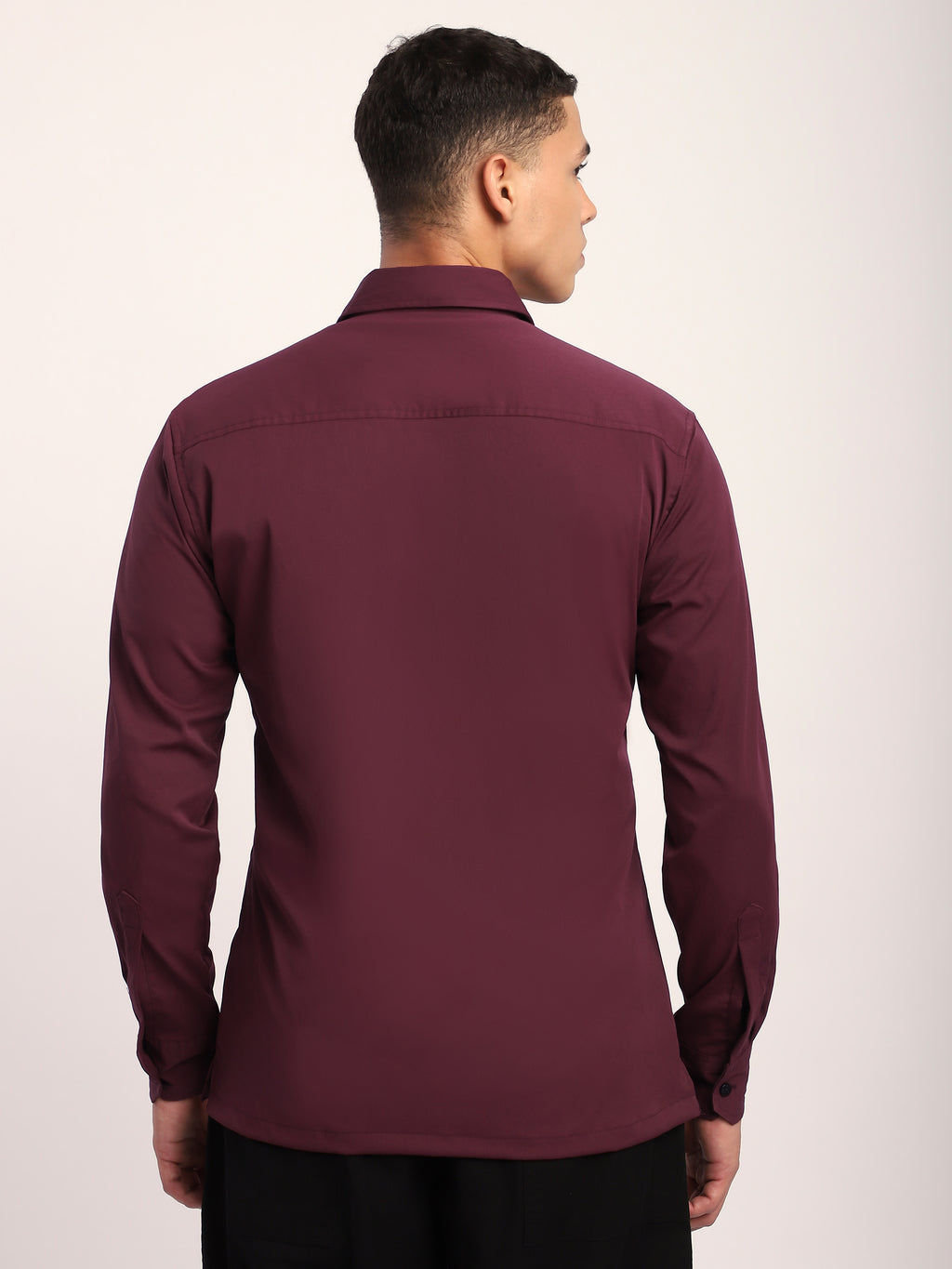 Angular Pocket Shirt - French Wine