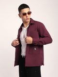 Angular Pocket Shirt - French Wine