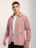 Angular Pocket Shirt - Pink