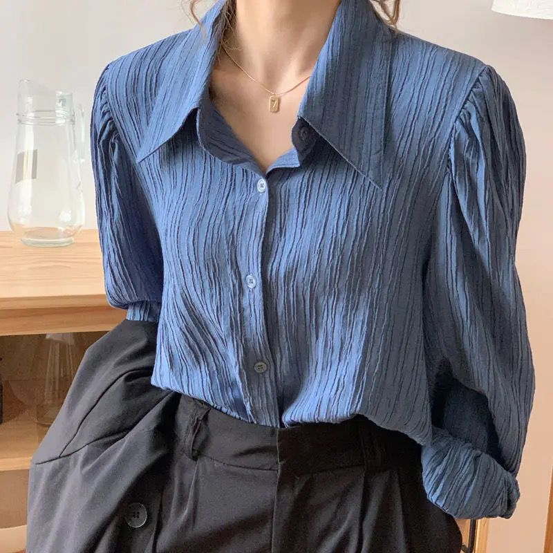 Andre Summer Statement Shirt - Blue
