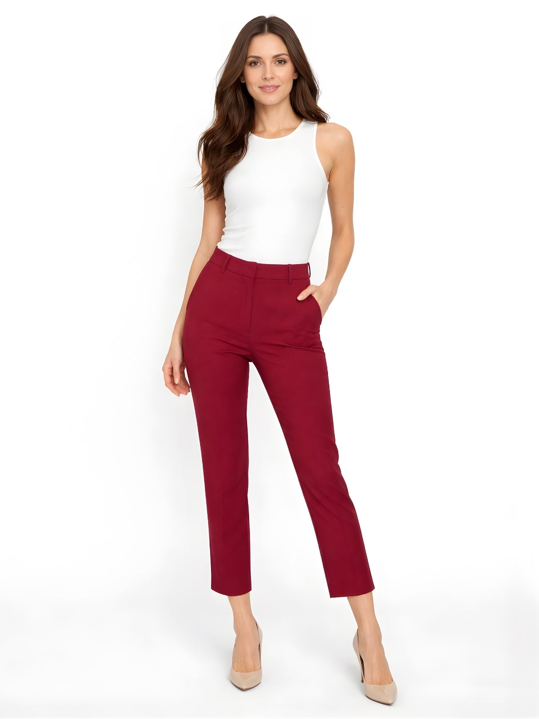 Burgundy Trouser