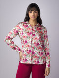 Clarissa Floral Concealed Placket Shirt - Multicolor