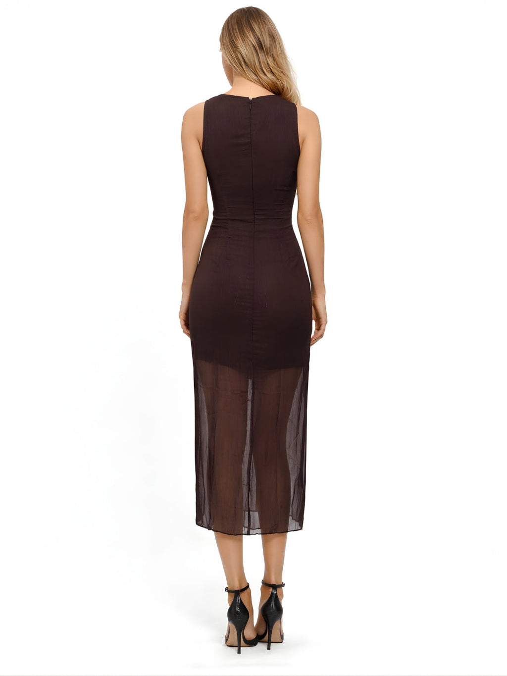 Dark Brown Long Dresses